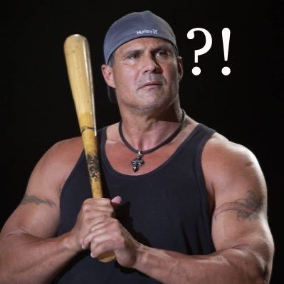 Jose Canseco tweets with the missing punctuation.