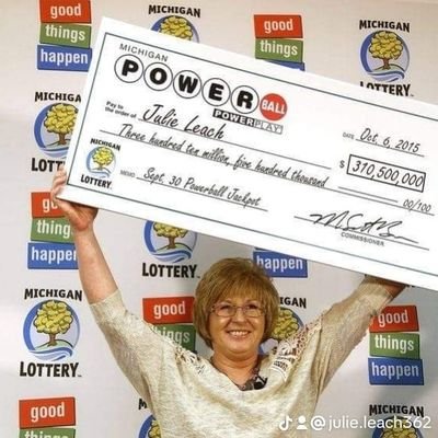leach_juli10623's profile picture. I'm Julie Leach the lottery winner of $310,500,000. I'm using this time to appreciate and give out $100,000 away 💯