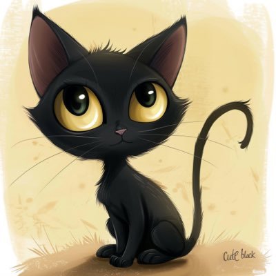 A black cat named Cookie| 🐱| 🍪| $SOL