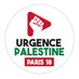Urgence Palestine Paris 18 (@UPalestine_18) Twitter profile photo