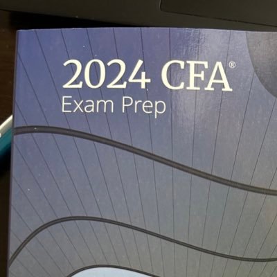 主に金融系資格試験について呟きます。CFA,CMA,CFP勉強中。 CFA L1 Feb2024 passed, CMA 科目Ⅰ,Ⅱ合格, AFP取得済。24卒・学卒の国内証券会社です。無言フォロー失礼いたします🙏社会人1年目🐣