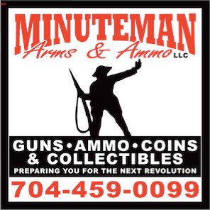 Welcome to Minuteman Arms & Ammo! We offer a wide variety of firearms, ammunition, coins, etc.