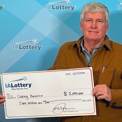 Danny Buckelew. the lowa Powerball jackpot lottery winner of the year who is helping children, families,individuals to consolidate their debts#maga#trump#gop•