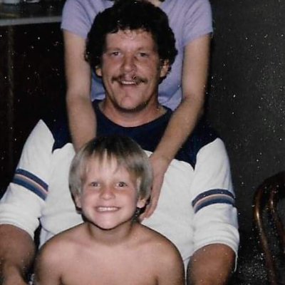 My profile picture is of my dad, and brother JJ who has passed away.