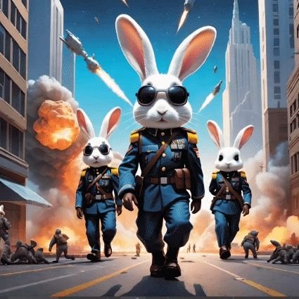 Parallel Universe where the other us is Rabbits...or on here known as Warbits!!! Hope folks like the artwork and collect the NFTs!!!