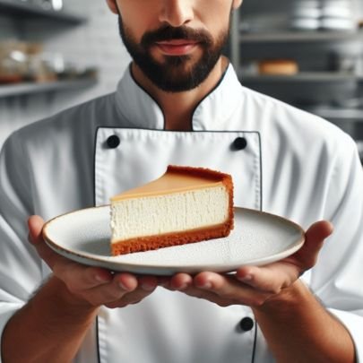 Expert cheesecake pastry chef