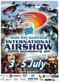 The Wide Bay Australia International Airshow is Australia's second largest airshow held in Bundaberg from the 3-5th July every two years. Come feel the noise!