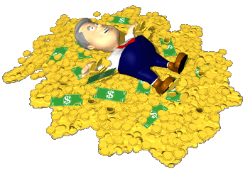 CEB makes from the market, as he is needy.
But just a wee percent, cause he's not greedy.
