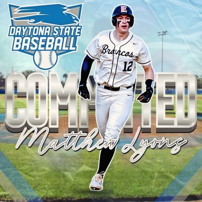 6’0 195 | East Forsyth 2024 | Service Baseball 17u | OF/RHP | Daytona State Committ | 678-773-3384 | MatthewLyons2024@gmail.com