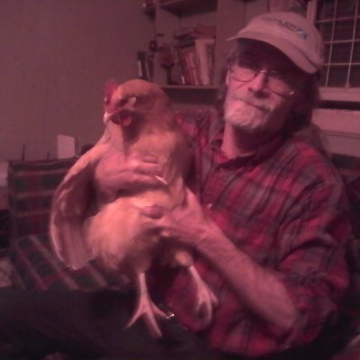 If you are henterested,  that's a chicken I'm holding.