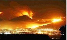 eyewitness account of the 2007 San Diego Wildfires,In the largest evacuation in history of United States, more than 900.000 people were evacuated in 2007.