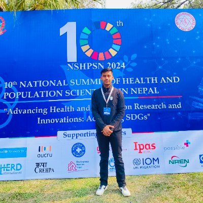 Good is not Good enough | #PublicHealth Graduate | @NymatNepal | @NepalHealthCrops | @SOCHAI | #Health4All
#Tweets are personal