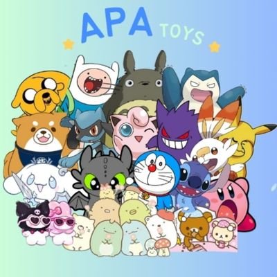 This is our official twitter.
We sell plushies and hard toys mainly Pokemon but other items are available. 

just DM us :)