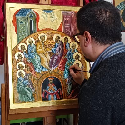 Laboratorio e Scuola di Iconografia Cristiana, di Michele Antonio Ziccheddu, teologo e maestro iconografo.