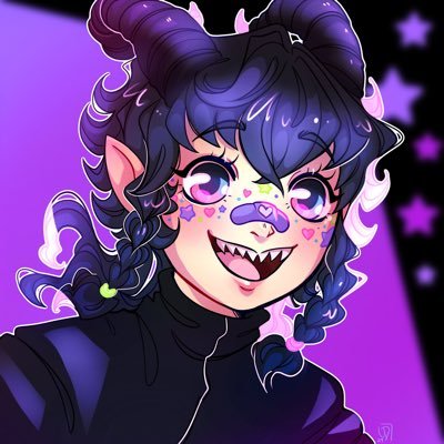 vtuber demon from outer space || age for ever 12 || part time artist || FanArt: #xeninfernart || en/fr || emote commissions open