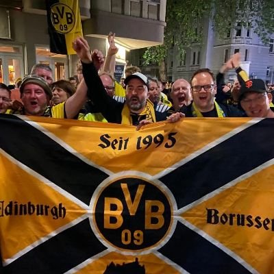 We're an official fan club based in Edinburgh, Scotland. You can find us in Footlights Bar and Grill for every BVB game