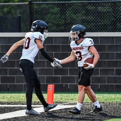 WR #10 | Rockford HS, MI | 5’11,165 lbs | CO ‘26 | silas.manata@gmail.com | Power Strength Training Systems | 33.6” vert | 4.81 40 | 1.56 10 yard | 111” broad