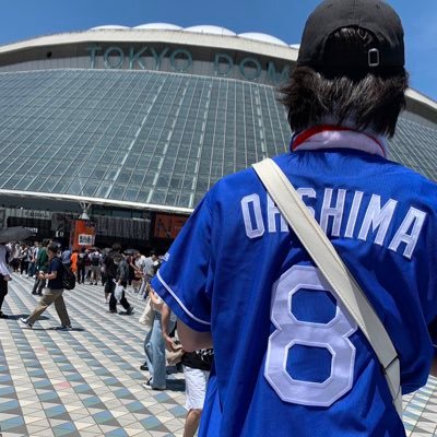 KOTA45958587's profile picture. "00（25） 中日ドラゴンズ 大島洋平 #8 /2025年 現地観戦 16試合 11勝5敗 /Next