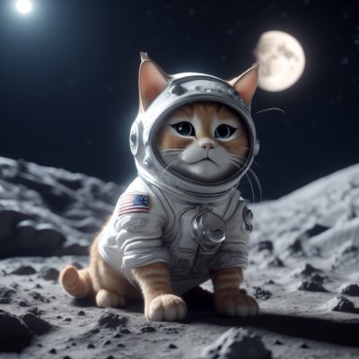 hello, I'm a cool cat new to crypto but I'm planning on going to the moon, so let's go