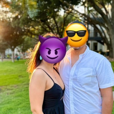 Fiery Latin couple. She: 39, bi. He: 42, straight. Living it up in Frisco, TX 🍍😈