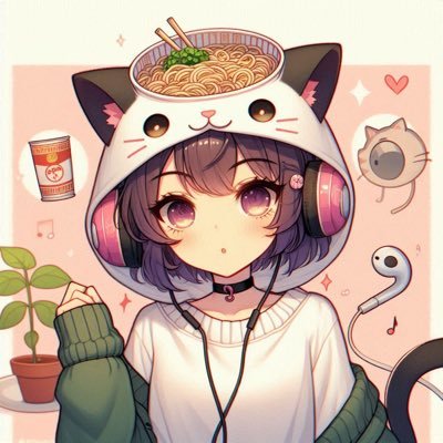 猫とラーメンが好きなねこラーメンです！YouTubeにLofi musicをアップしてます🎧🤍睡眠、勉強、リラックスしたい時にぜひ聴いてください✨