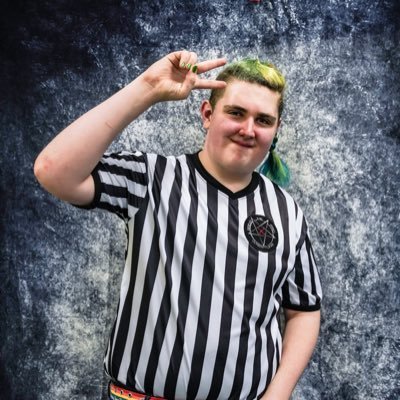 RefTristanStone's profile picture. ✨Walking Gender Identity Crisis ✨ | Your Favourite Trans Girl Referee 🩵🩷🤍🩷🩵| Sometimes smacks the floor and shouts at people 😊