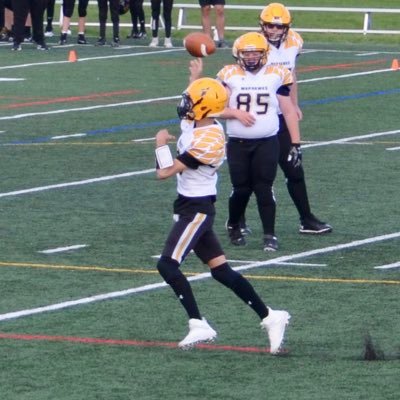 Grade 9, 14 years old, born 2009. Wainwright High school Commandos  6 ft, 135 lbs. Positions: QB, WR, DB, Safety.