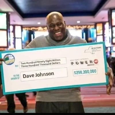 Dave Johnson the winner of the Powerball lottery I won $283.3 million I'm giving out $30,000 to my first 2k followers