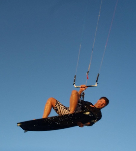 My name is Aaron Osters and I own Florida Keys Kiteboarding and Stand Up Paddleboarding and Bandito Mfg. Our newest toy is FlyBoard, check it out. 305-942-9635