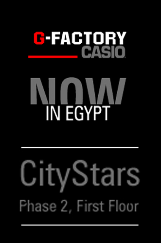 G-Factory a one of a kind type of boutique that offers a wide variety of timepieces from our favorite brands:G-Shock,Baby-G,Sheen,Edifice. @ City Stars.