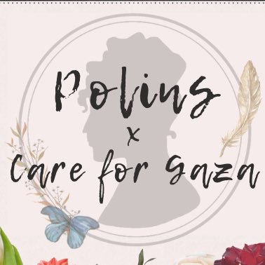 Polins x Care For Gaza is a non-profit fundraiser to help support the displaced families in Palestine • by @polinpink • 💌: polinsxcareforgaza@gmail.com