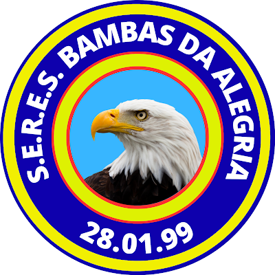 Oficial da S.E.R.E.S Bambas da Alegria
Use as hashtag's
#bambasdaalegria
#avantebambasdaalegria
#juntossomosmaisfortes
#eufaçopartedessahistória
e nos marque 🦅