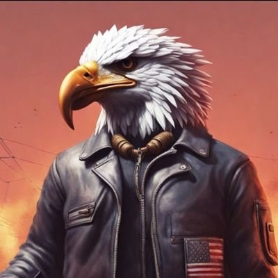 🦅 Bold bald eagle with a taste for whiskey and a flair for controversy. Defender of Amurica, no apologies given. 🇺🇸🥃🏈