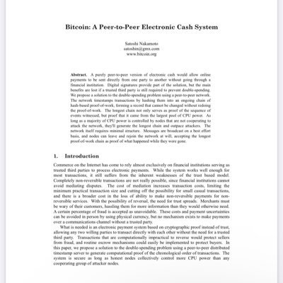 The First Ever Tradeable Whitepaper in the World // TG: https://t.co/DS49VpAF0b // $BTCW