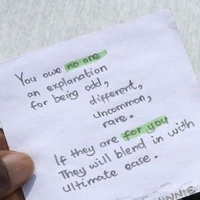 FlorenceIbuya's profile picture. It is in changing that we find purpose...

COMPLICATED