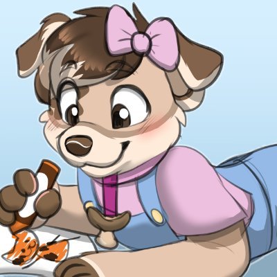 Furry Artist || SFW || 27yrs || 🏳️‍⚧️ She/Her || LGBTQ+ || 18+ only 🔞(No Minors Allowed) PFP/Banner  by @A_spottyPuppy 

lil /@BigPupUndies  Main @PuppyBratts