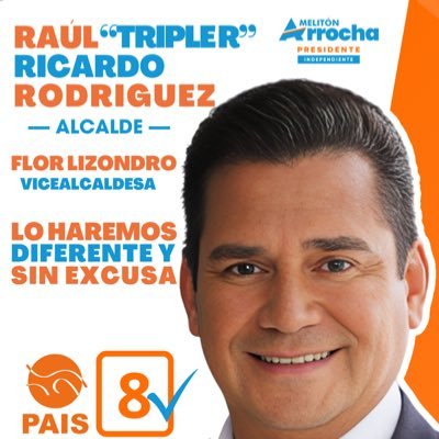 Ing. y Profesional en TI,  VOTA 8️⃣ Candidato a la Alcaldía Distrito de Panamá 🇵🇦 . Embajador Fundación Cero Basura Panamá. VP (2do) Partido País