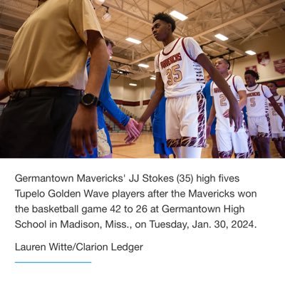 Germantown high school. Class of 2026🎓. SF/PF. 16 years old. 6’7.  Wt: 215