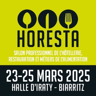Salon professionnel pour les CHR et les métiers de bouche avec des animations. #salonhoresta 23-25 mars 2025 #gastronomie #Biarritz