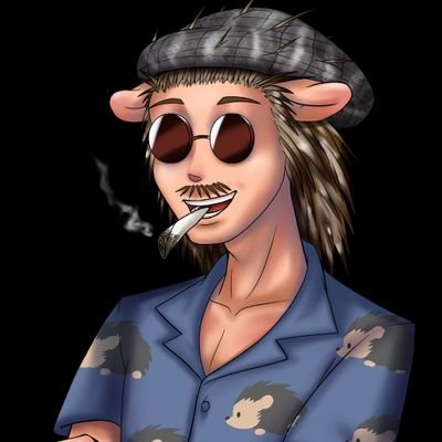 New to all this.  Stoner Hedgehog PNG Tuber I guess?  People say I'm a streamer.  I don't do it often.  I love memes.