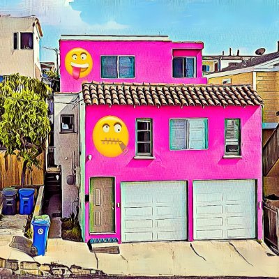 Pink Emoji House--Home of the meme token, created on https://t.co/PCe7hJPbqm $EMOJI--remember this house? NOT AN INVESTMENT.  Just a meme for FUN #Blockchain