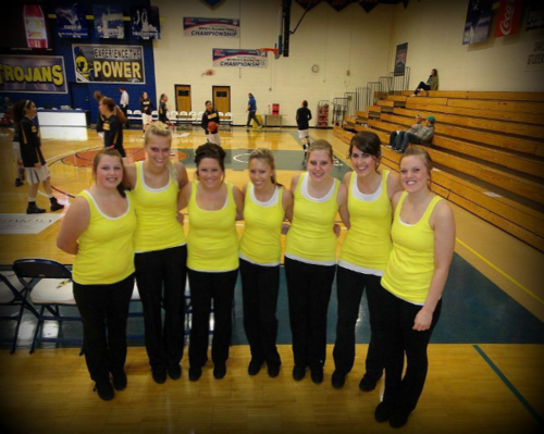 dsu_cheer_dance's profile picture. We are the Dakota State University Cheer and Dance team. We perform many cheers, pep band dances, and halftime routines.