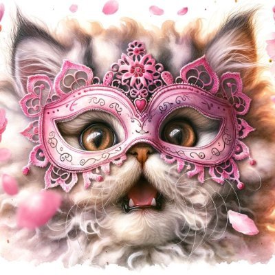 ヴェネチアンマスクをつけた子猫の絵を製作しています。ご希望の猫種や姿などがございましたらDMでご要望いただけると嬉しいです。｜ロシアンブルーとチンチラペルシャを飼っているので、他の子よりちょい多めです。。
#子猫 #kitten #venetianmask #russianblue #chinchillapersian