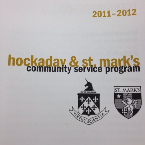 HdaySmCommServe's profile picture. Community service is the dawning realization to the greater understanding our humanity. Follow for updates about Hockaday and St. Mark's projects.