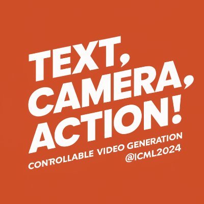 The best time to control your video generation is today. The next best time is at ICML2024 in Vienna, Austria.