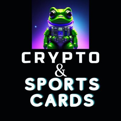 Need exit liquidity? Sell your sports cards. We can pay & accept CRYPTO. NFTs, Digital Sports cards. Physical Sports cards. Flipping JPEGS and Cardboard. WEB3