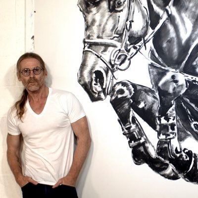 Contemporary equine and animal artist/Ex-horse groom/BFA: UARTs/Featured in Sidelines, The Chronicle of the Horse and NY Horse. #Art #catdad 🐈🐴🐺😺🐶 🎨🇺🇸