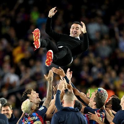 Gracias a Xavi por salvar al Barça, no se valoró su trabajo, así son los supuestos culés, destruyen su propio club 💙❤️.