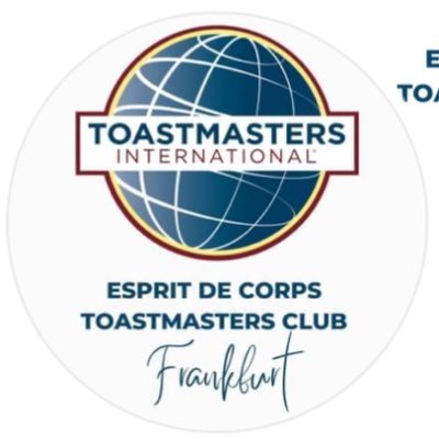 About Us
Esprit de Corps is an English-speaking Toastmasters Club in Frankfurt am Main (Germany). Chartered in 1980.