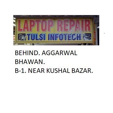 tulsi infotech. nehru-place. 
aggarwal bhawan. b-1. 35-36.
laptop repair service.